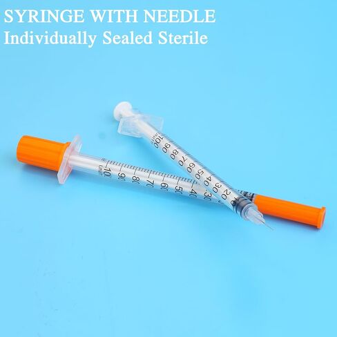 0.5ml with 31 Gauge 0.5cc 1/2-Inch (13mm), Individually Wrapped, Box of 100 in Saudi Arabia