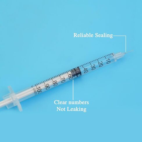 0.5ml with 31 Gauge 0.5cc 1/2-Inch (13mm), Individually Wrapped, Box of 100 in Saudi Arabia