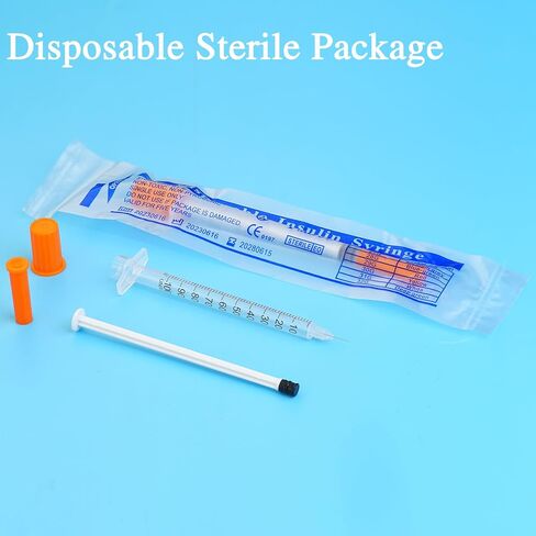 0.5ml with 31 Gauge 0.5cc 1/2-Inch (13mm), Individually Wrapped, Box of 100 in Saudi Arabia