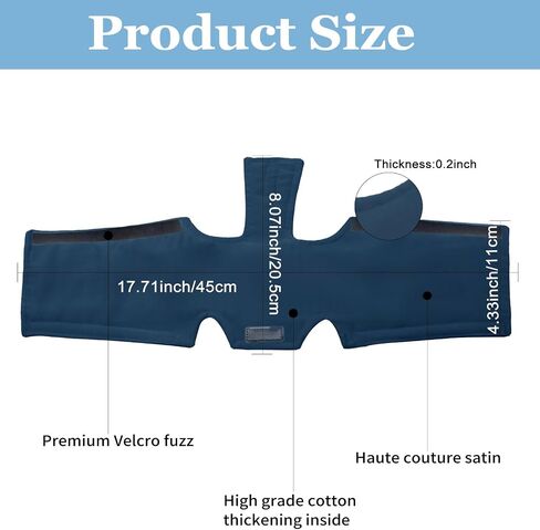 Satin Neck Pad for Headgear Straps, Mask Strap Padded Accessories, Comfort Cover for Full Face, Pressure Relief Breathable Cushion to Reduce Headgear Pressure and Cheek Red Marks in Saudi Arabia