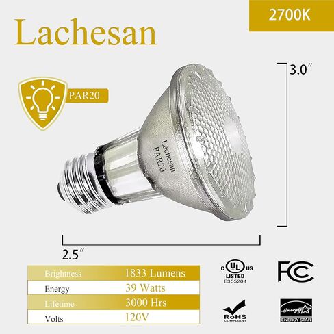 PAR38 Halogen Flood Light Bulbs 2 Pcs, 90W Equivalent, 120V, E26 Base, 2700K Warm White Light for Indoor and Outdoor in Saudi Arabia