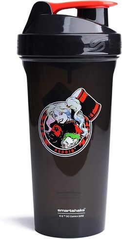 Smartshake DC Lite Protein Shaker Bottle 800ml – BPA Free Leakproof Gym Protein Shakes Bottle for Protein Powder DC Comics Bottle Batman in Saudi Arabia