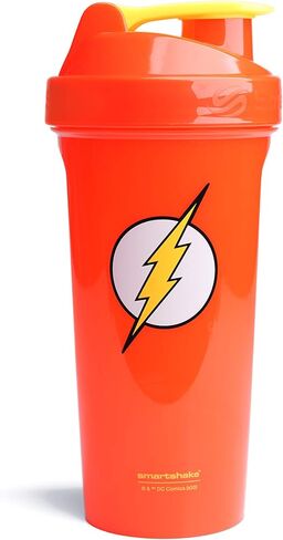Smartshake DC Lite Protein Shaker Bottle 800ml – BPA Free Leakproof Gym Protein Shakes Bottle for Protein Powder DC Comics Bottle Batman in Saudi Arabia