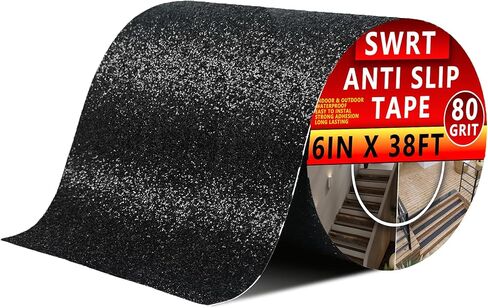 Anti Slip Traction Tape, 2 Inch x 35 FT Grip Tape Waterproof for Indoor & Outdoor, Heavy Duty Non-Slip Grip Tape for Stairs, No Residue for Stairs, Tread Step, Bathroom in Kuwait