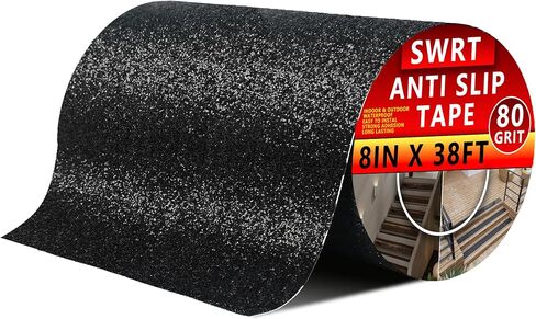 Anti Slip Traction Tape, 2 Inch x 35 FT Grip Tape Waterproof for Indoor & Outdoor, Heavy Duty Non-Slip Grip Tape for Stairs, No Residue for Stairs, Tread Step, Bathroom in Kuwait