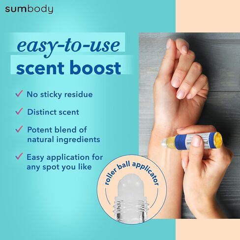 Perfume Oil, Natural Organic Botanical, 100% Pure Therapeutic Grade Essential Oil Blend Rollfor Skin Roll-On -100% Pure, Natural, Prediluted. Gifts for Her/Women by Sumbody in Kuwait