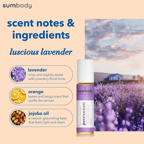 Perfume Oil, Natural Organic Botanical, 100% Pure Therapeutic Grade Essential Oil Blend Rollfor Skin Roll-On -100% Pure, Natural, Prediluted. Gifts for Her/Women by Sumbody in Kuwait