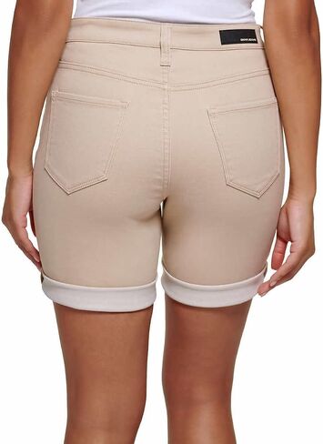 DKNY Jeans Womens Midweight Bermuda Jeans Short (6, Black) in Saudi Arabia