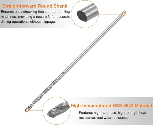 HARFINGTON 25pcs Micro Jobber Twist Drill Bits #55 1.3mm / 0.0512" High Speed Steel HSS Mini Drilling Bit Tool for Stainless Steel Aluminum Wood Plastic in Saudi Arabia