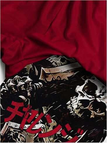 WDIRARA Men's 2 in 1 Shorts Graphic Letter Print Drawstring Workout Running Gym Shorts with Pockets in Saudi Arabia