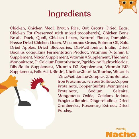 Made by Nacho Premium Dry Cat Food High Protein Kibble with Freeze Dried Pieces for Enhanced Nutrition and Flavor 10lb Bag (Sustainably-Caught Salmon, Whitefish & Pumpkin), Limited Ingredients in Saudi Arabia