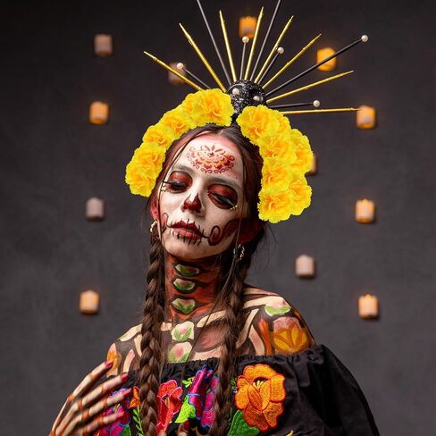 Carnation Flower,Carnation Flowers Artificial, 50PCS Silk Carnations Fake Flower Heads with Stem for Home Wedding Decorations DIY Wreath Garland Crafts Wedding Party (Yellow) in Kuwait