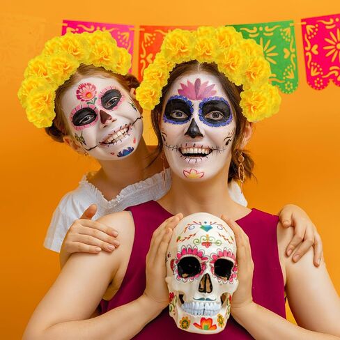 Carnation Flower,Carnation Flowers Artificial, 50PCS Silk Carnations Fake Flower Heads with Stem for Home Wedding Decorations DIY Wreath Garland Crafts Wedding Party (Yellow) in Kuwait