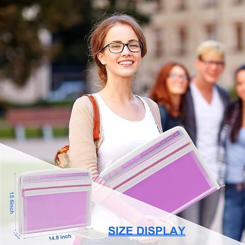 CCidea Expanding File Folder with 13 Pocket, Zipper Closure Accordion Document Organizer,Letter A4 Paper Document Accordion Folder（Green） in Saudi Arabia