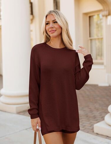 ZESICA Women's Two Piece Sweater Lounge Sets 2024 Fall Casual Knit Trendy Tunic and Shorts Outfits in Saudi Arabia