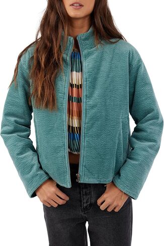 O'NEILL Womens Mabeline Jacket, Taupe Gray, S in Saudi Arabia