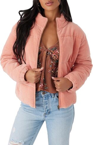 O'NEILL Womens Mabeline Jacket, Taupe Gray, S in Saudi Arabia