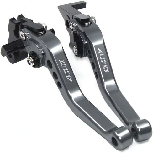 for Z400 Z 400 2018 2019 Motorcycle CNC Aluminium Accessories Short Brake Clutch Levers with Z400 Logo (Black+red) in Kuwait