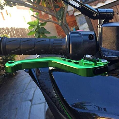 for Z400 Z 400 2018 2019 Motorcycle CNC Aluminium Accessories Short Brake Clutch Levers with Z400 Logo (Black+red) in Kuwait