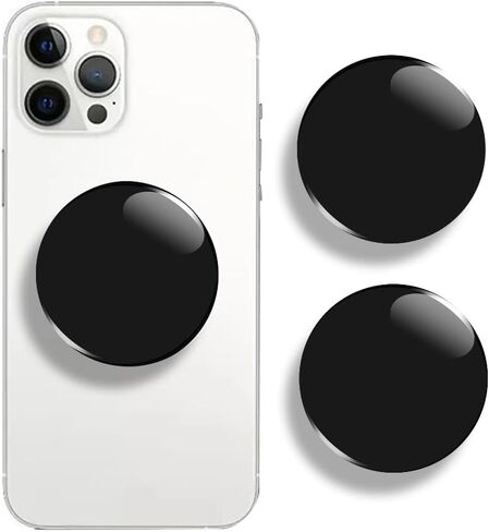 حامل هاتف qoqstten مكون من 3 قطع متوافق مع مقبس pop Grip لحامل iPhone، دوران 360 درجة - قلب وردي وذهبي وردي ورخام ذهبي هندسي in Kuwait