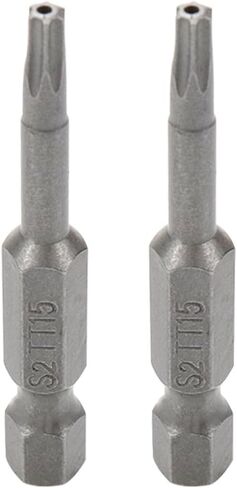 TT10 Torx Head Screwdriver Bit Set,Magnetic 1/4-Inch Hex Shank S2 Steel Bits Set, 2" Long Drill Bits (10pcs) in Saudi Arabia