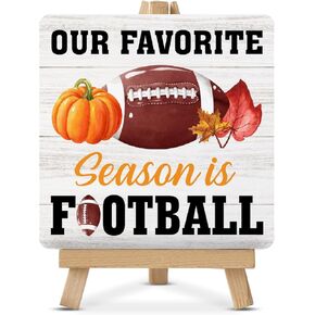 Fall Decor Thankful Grateful Blessed Wood Sign with Easel Thanksgiving Decorations for Home Desk Table Shelf Tiered Tray, Fall Artwork Decor