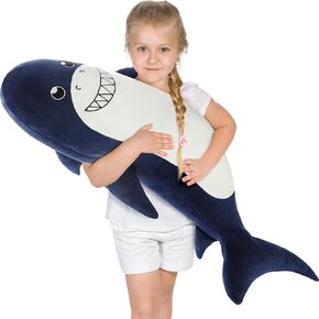 MaoGoLan Long Cat Pillow for Kids, 44'' Big Cat Stuffed Animal for Adults, Long Cat Body Pillow for Girl,Large Kitten Plush Throw Pillow Doll Big Plush Toys