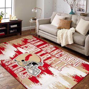 Dallas Living Room Rug for Bedroom Machine Washable Football Sports Area Rugs Carpet Non-Slip Backing for Boys and Man Cave Decor 5x7 in Saudi Arabia