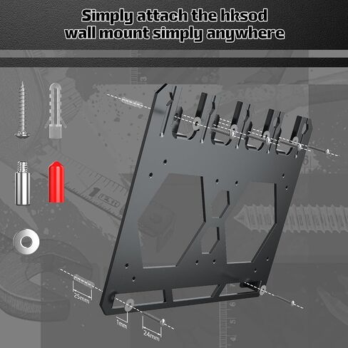 FETESNICE Wall Mount for Makita Battery Holder and DC18RD DC18RC Charger,6mm thick mount for Makita Charger,Perfect Organization for Your Makita 14.4V/18V Tools and Accessories in Saudi Arabia