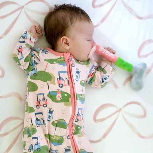 Sasaerucure Baby Boy Winter Long Sleeve Golf Footed Onesie | Newborn Infant Winter Clothes Long Sleeve Golf Zipper Footies Summer Clothes Short Sleeve Golf Button Down Onesie Jumpsuit in Kuwait