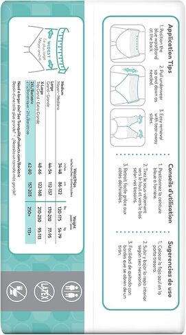 Tranquility Essential Adult Absorbent Underwear, Pull On with Tear Away Seams, Heavy Absorbency, Large (44"-54") - 18 ct (Pack of 4) in Saudi Arabia