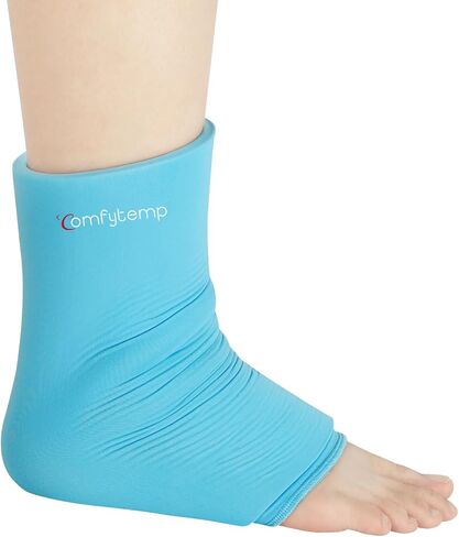 Comfytemp Knee Ice Pack Wrap for Swelling, Reusable Freeze Sleeve for Pain Relief, FSA HSA Eligible, Gel Ice Pack for Injuries, Meniscus Tear Knee Brace, Knee Compression Sleeve, Cold & Hot Therapy -L in Saudi Arabia