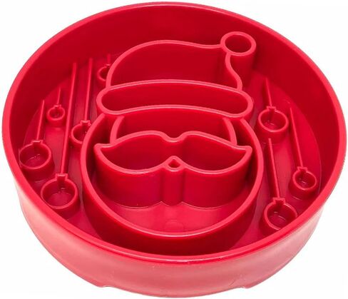 SodaPup Garden Tipsy Bowl eMat - وحدة تغذية متينة لإثراء حصيرة اللعق مصنوعة في الولايات المتحدة الأمريكية من مطاط غير سام وآمن للحيوانات الأليفة وآمن للطعام للتحفيز الذهني، وتجنب الإفراط في التغذية، والتهدئة، والمزيد in Kuwait