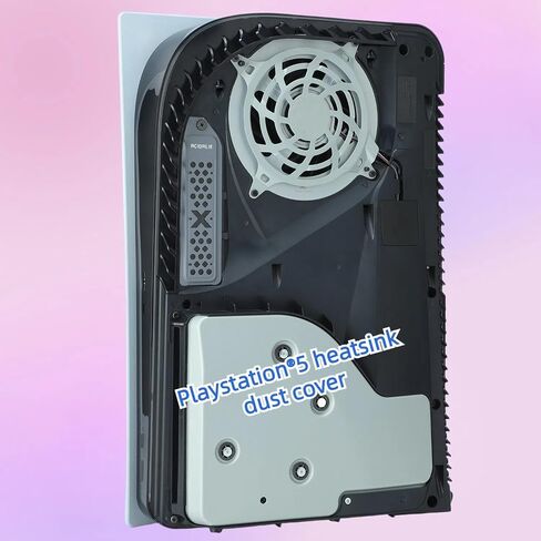 ACIDALIE PS5 Slim M.2 SSD فتحة توسيع المبدد الحراري | فتحة تبديد الحرارة للغطاء المعدني | فتحة تهوية جديدة لجهاز PS5 (فضي) in Kuwait