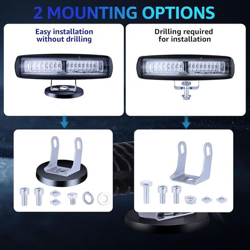 Magnetic LED Forklift Safety Light Blue Forklift Spot Light 1500LM Forklift Backup Light Forklift Warehouse Light Forklift Pedestrian Light 20W DC12-80V in Saudi Arabia