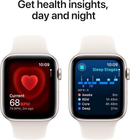 Apple Watch SE (2nd Gen) [GPS 40mm] ساعة ذكية مع هيكل من الألومنيوم منتصف الليل مع حزام رياضي منتصف الليل S/M. أجهزة تتبع اللياقة البدنية والنوم، واكتشاف الأعطال، ومراقبة معدل ضربات القلب، وشاشة شبكية العين in Saudi Arabia