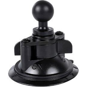 Triple Suction Cup Car Base Mount with 25mm/1" Ball for Ball Phone Mount,Compatible with RAM Mounts and Other B Size Double Ball Socket Arm