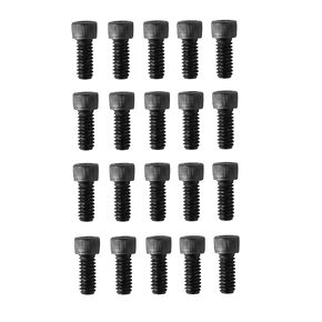 Socket Head Cap Screw, 1/4-20 x 4", Alloy Steel, Black Oxide, Hex Socket Coarse Thread, 1/4 inch Hexagonal Allen Bolt, Length: 4 inch, Full Thread (Quantity: 10)