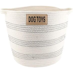 Midlee Dog Toy Rope Cotton Basket (Small)