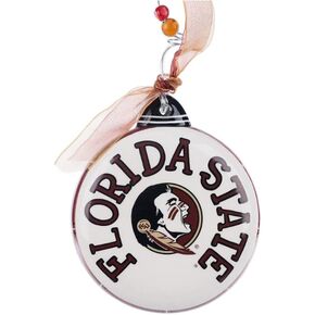 Glory Haus, Collegiate Ceramic Christmas Puff Ornaments - Hand Painted - Celebrate Your Favorite College (Auburn)