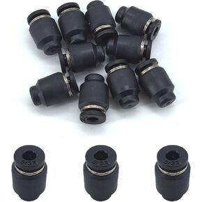 10PCS Pneumatic Cap Style Plug Fitting, Push-to-Connect Air Line Fitting Plug for 1/2 Tube
