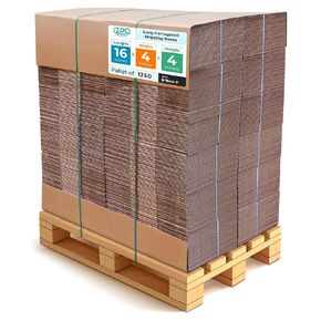 IDL Packaging Long Corrugated Shipping Boxes 16"L x 4"W x 4"H (Pack of 5) - Excellent Choice of Sturdy Packing Boxes for USPS, UPS, FedEx Shipping - Easy-to-Recycle Cardboard Boxes for Packaging
