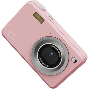 Digital Cameras FHD for Kids Boys Girls Compact Digital Point and Shoot Camera with 16X Zoom Memory Card Not Included Small Kids Camera Gifts for Kids