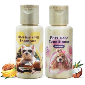 Dog Shampoo for Dry&Itchy Skin Relief - TeethSPACE Hypoallergenic Dog Shampoo for Allergies and Itching, Deodorizing Dog Shampoo for Smelly Dog and Puppy, Moisturizing Formulas