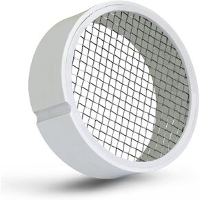 Raven R1508 Termination Cap Vent Cover Mesh Screen, Round Furnace PVC Pipe Stainless Steel Roof Vent Cap, Drain Screen 2" Inner & 2-3/8" Outer Diameter