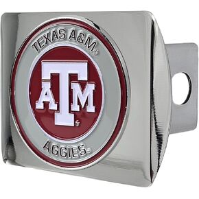 Pennsylvania State University Lions Chrome Metal Hitch Cover with 3D Color Team Logo by FANMATS - Round Molded Design – Easy Installation on Truck, SUV, Car - Ideal Gift for NCAA College Fan/Student
