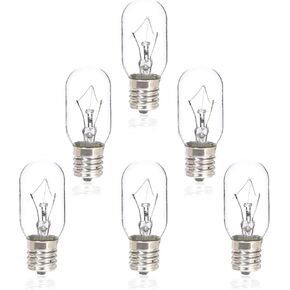4 Pack Oven Light Bulb 40 Watt 120V A15 Replacement Light Bulb E26 Standard Base High Temperature 300 Degree Resistant Appliance Bulb for Oven Stove Refrigerator Microwave, Clear