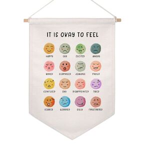 Cool Kids Read Books Banner Reading Corner Decor Kids Wall Art Playroom Canvas Hanging Decor Classroom Reading Encouragement Banner Hanging School Pennant Flag Art