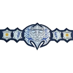 TNA Immortal Jeff Hardy Champion Title Belt Plates Leather Adult Size (Replica)