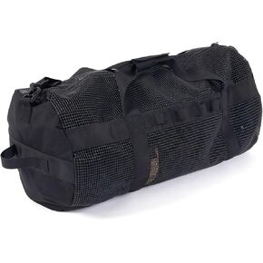 Heavy Duty Mesh Gear Duffle Bag for Scuba Diving and Snorkeling Large Mesh Travel Duffel Bag (Without Pocket, 30-Inch)
